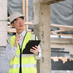 Safety officer doing risk assessment