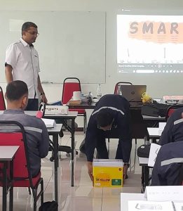 training session in classroom